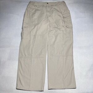 5.11 Tactical Canvas Cargo Pants 38x30 Khaki Utility 7 Pocket Military Uniform‎